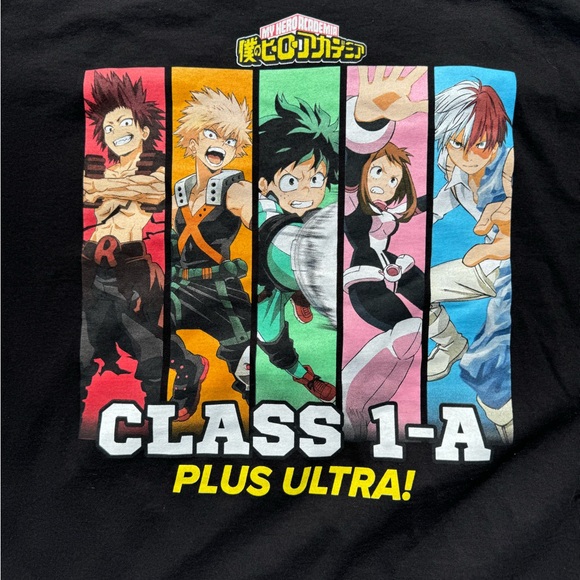 My Hero Academia Plus Ultra Anime Official Licensed Short Sleeve Shirt Sz XL NWT - Picture 2 of 7